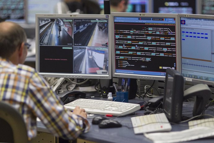 Puesto de Mando de Metro de Madrid, sección trenes