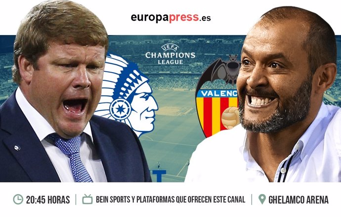 Horario y dónde ver Gent - Valencia | Partido fase grupos Champions League