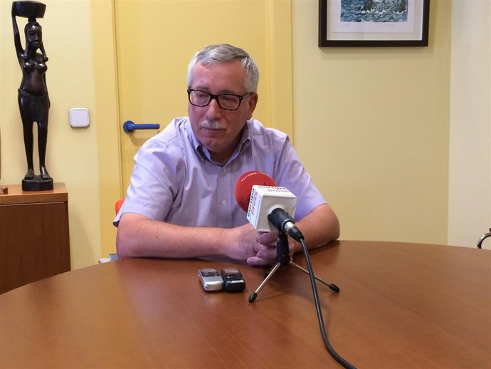 El secretario general de CC.OO., Ignacio Fernández Toxo