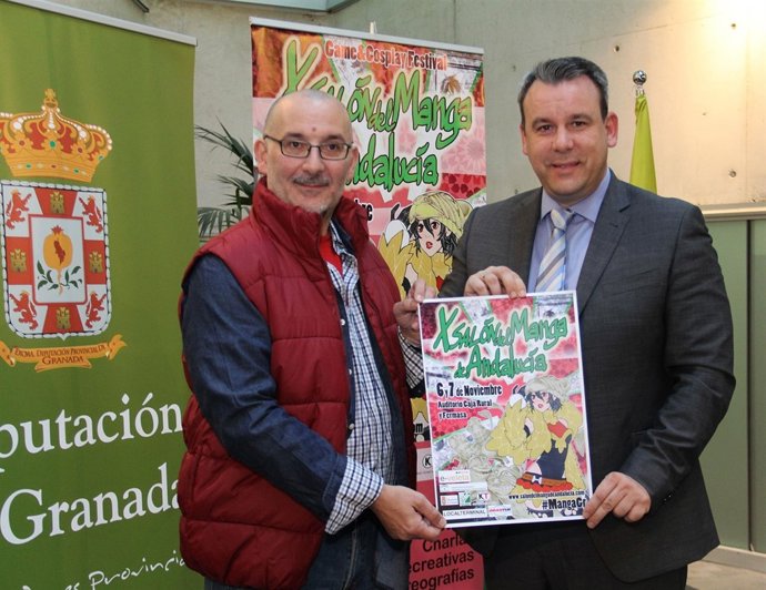 Presentación del salón manga en la Diputación provincial.