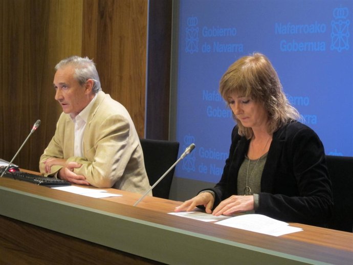 Mikel Aranburu y Ana Ollo.
