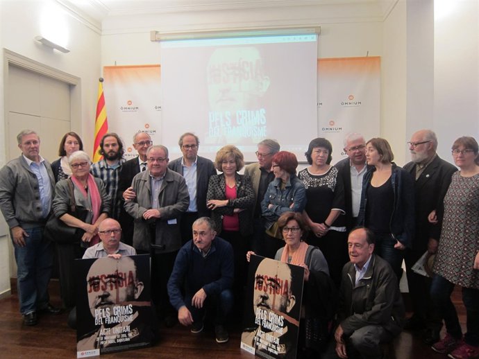 Presentación de acto final campaña 'Justicia por los crimenes del franquismo'