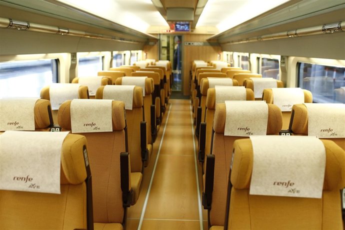Interior del AVE, Alta Velocidad, Renfe, viaje, viajar, turismo