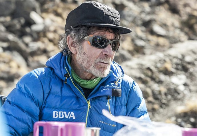 Carlos Soria alpinista de la expedición BBVA