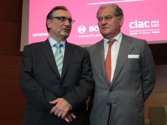 A.Cobo (General Motors España) y J.M.Machado (Ford España)