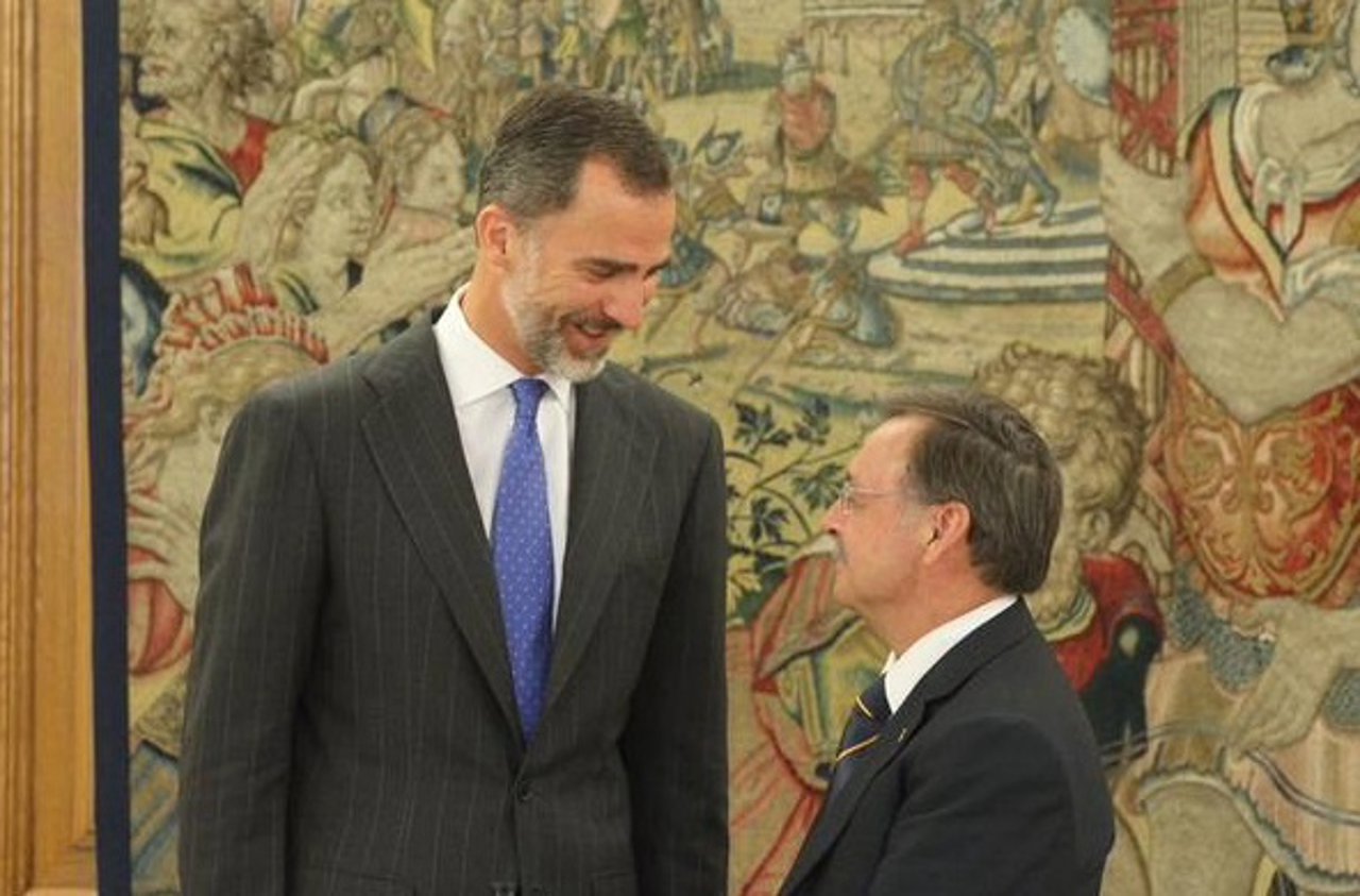 Felipe VI y Juan Jesús Vivas 