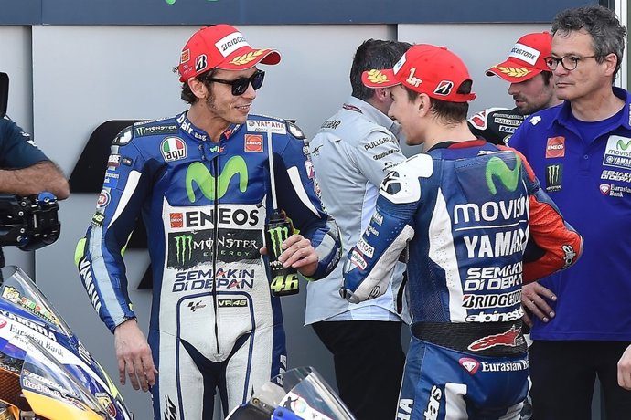 GP Áragon, Jorge Lorenzo, Valentino Rossi 