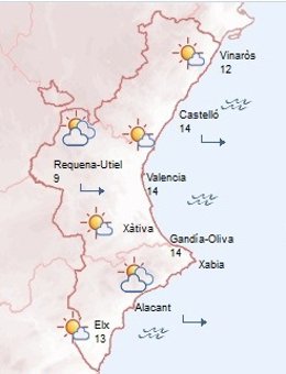 Previsión para este jueves