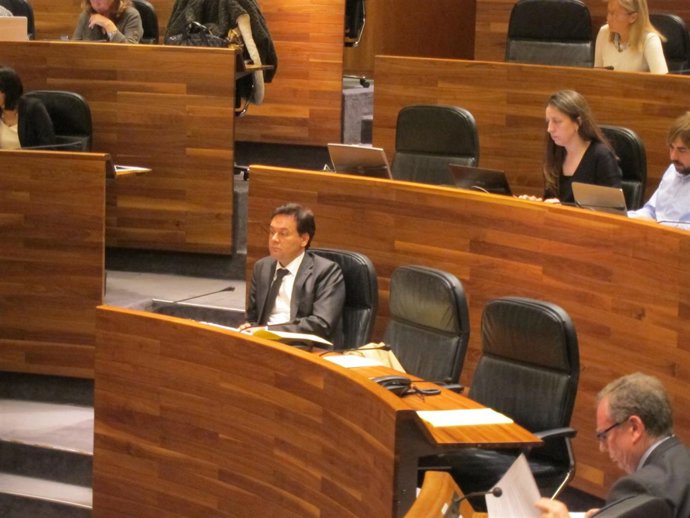 Francisco Blanco en el Pleno de la Junta General