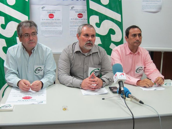 Manuel Mallo, Joan Escanilla y Juan Luis Escudero