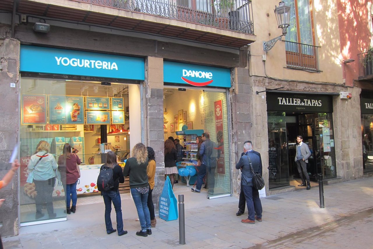 Yogurtería Danone en Barcelona (Ciutat Vella)