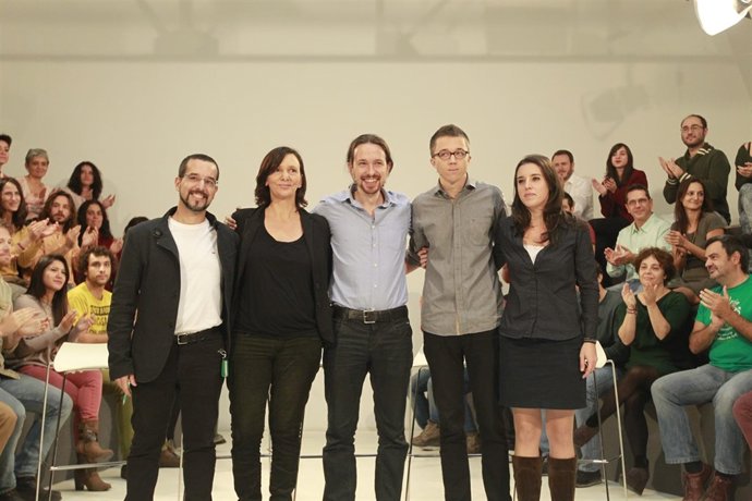 Presentación de la campaña de Podemos