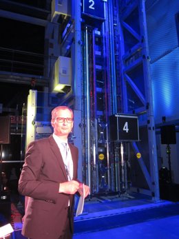 Presentacióndel primer ascensor sin cables, 'Multi' de ThyssenKrup
