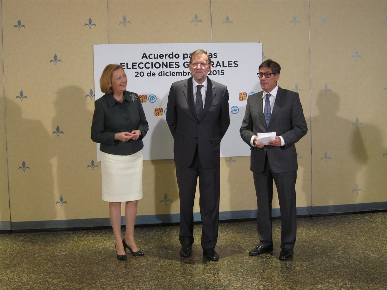 Rudi, Rajoy y Aliaga