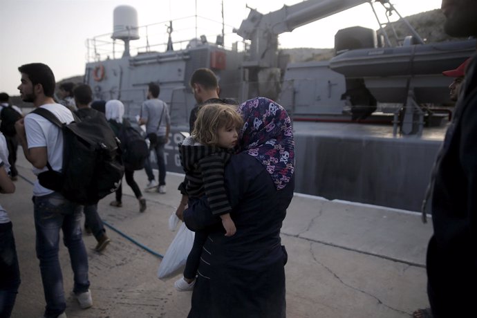 Refugiados en Grecia