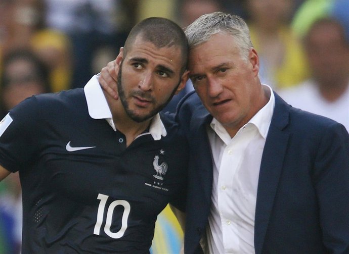 Benzema Deschamps selección francesa Francia