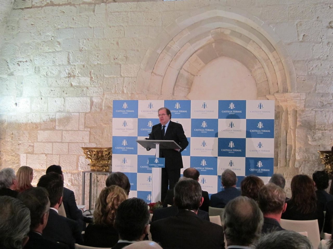 El presidente de la Junta, Juan Vicente Herrera