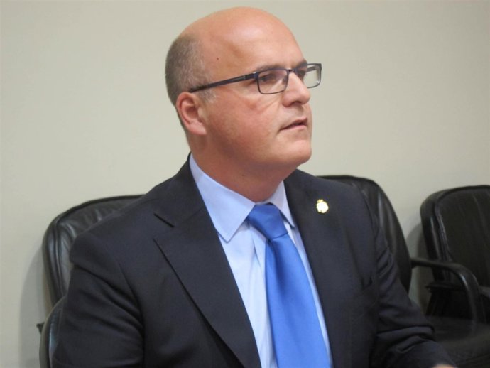 Manuel Baltar en el Parlamento de Galicia