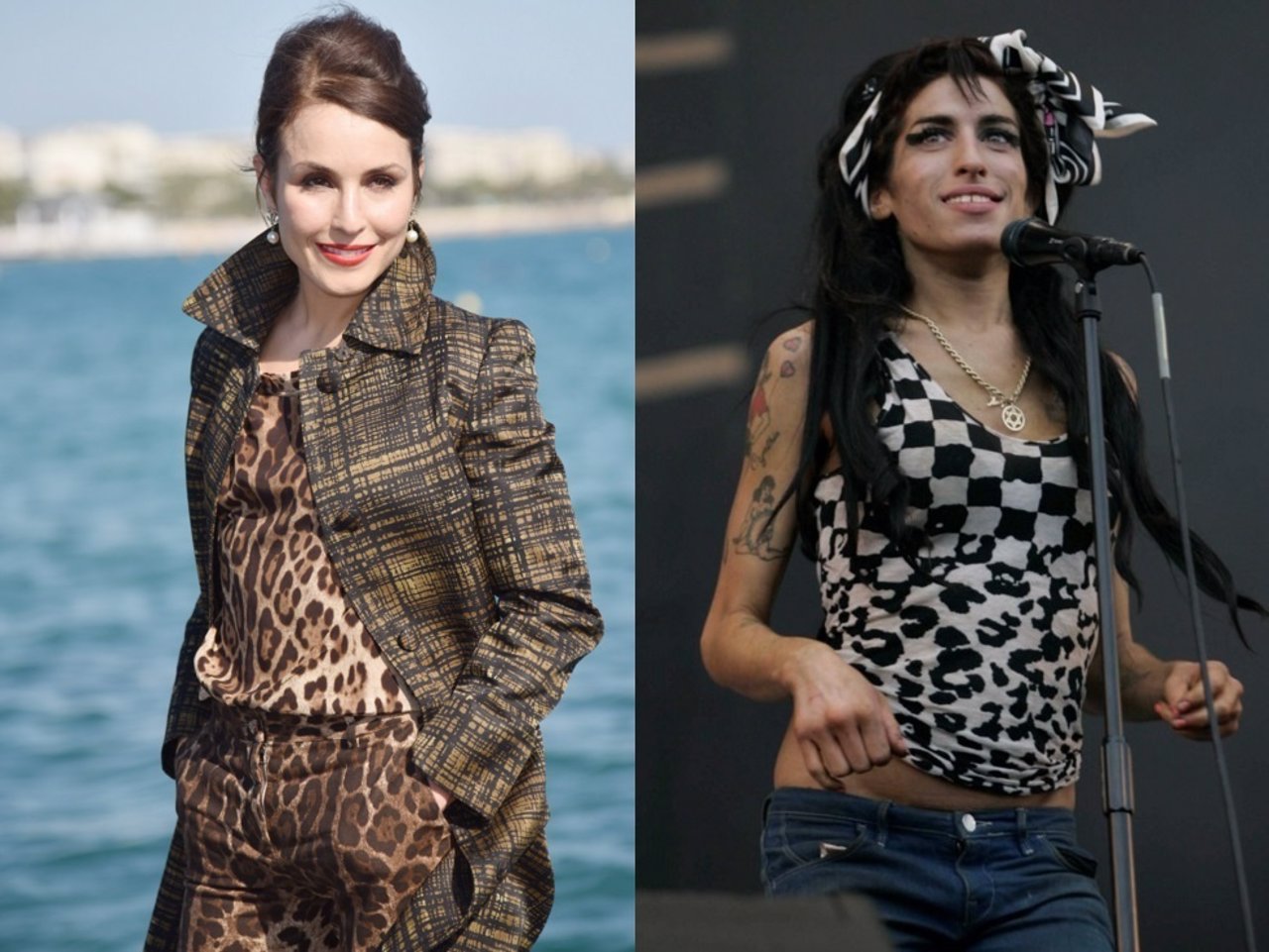 Noomi Rapace y Amy Winehouse