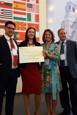 Entrega del premio en Arequipa (Perú)