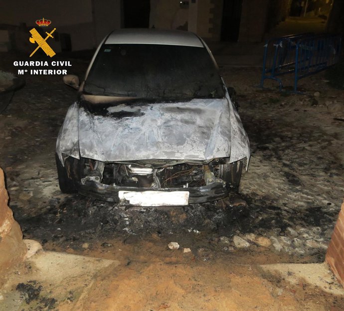 Frontal vehiculo afectado