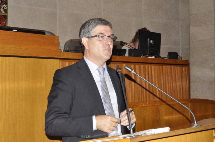 El consejero de Presidencia del Gobierno de Aragón, Vicente Guillén.