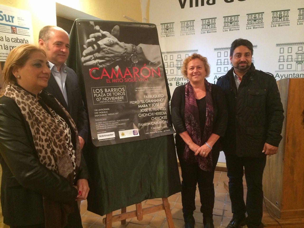 Presentación del cartel del espectáculo 'Camarón, el mito sigue vivo'