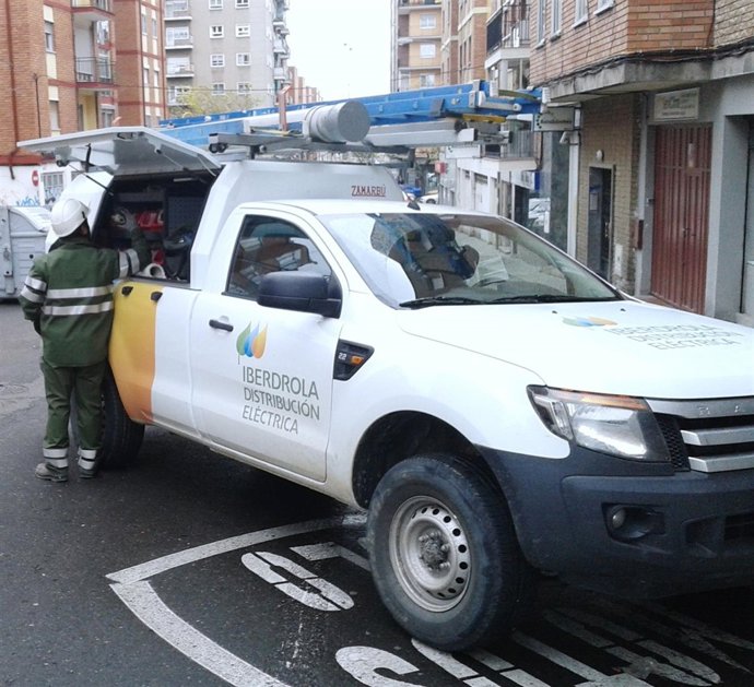 Trabajos de Iberdrola en Salamanca
