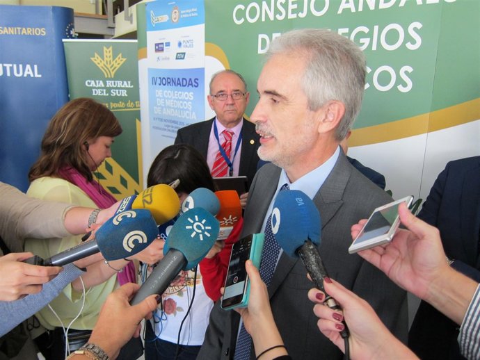 El consejero de Salud, Aquilino Alonso. 