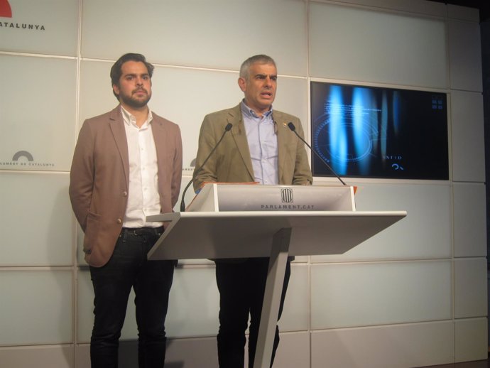 Rueda de prensa de Carlos Carrizosa y Fernando Tomás de Páramo (C's)