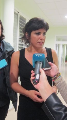 La secretaria general de Podemos Andalucía, Teresa Rodríguez.