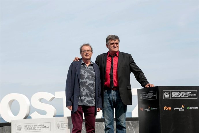 El Gran Wyoming y Pere Joan Ventura, en San Sebastián