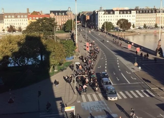 Así es como se ve la hora punta en Copenhague y Países Bajos