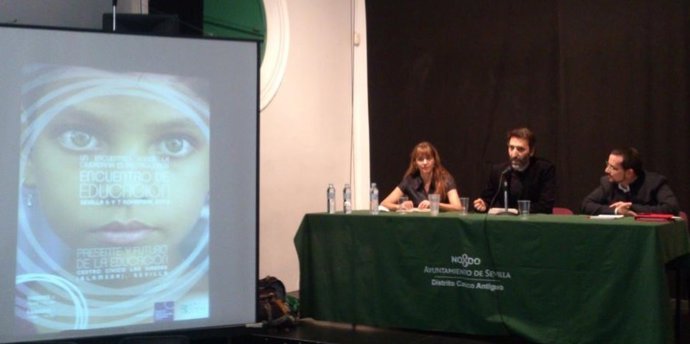 Sergio Pascual durante el acto en Sevilla