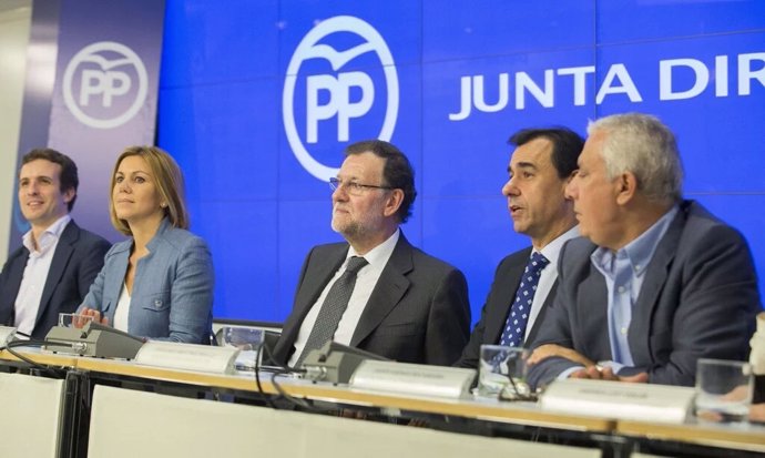 Mariano Rajoy en la Junta Directiva Nacional