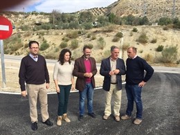 Visita de Rafael Valdivieso a la A-315