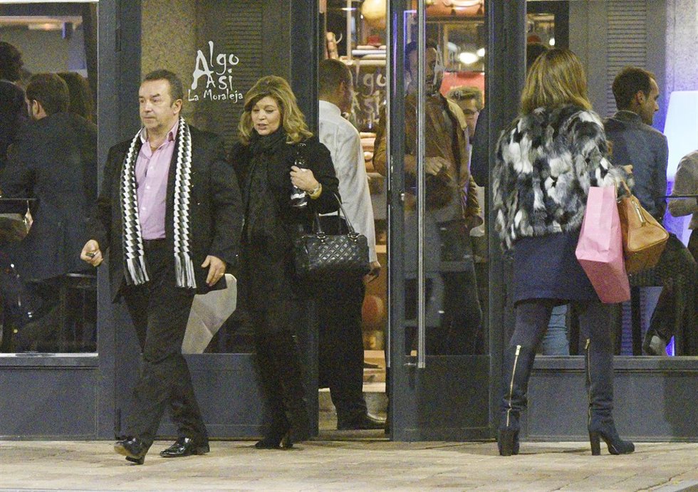 Terelu campos sale a cenar con amigos