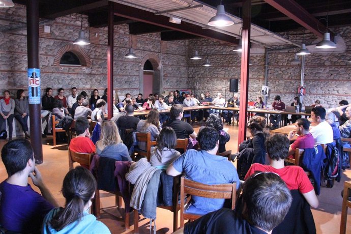 Reunión del Consell Polític de la CUP en Perpignan