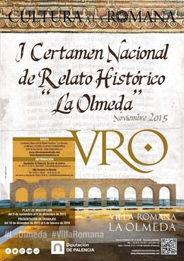 Cartel del Certamen de Relato Histórico Villa de la Olmeda
