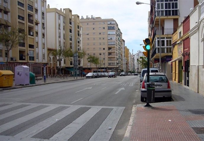 Calle Eugenio Gross prolongación línea 2 del metro hacia Hospital Civil