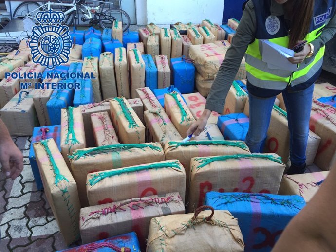 Intervenidas 3,5 toneladas de hachís en La Línea