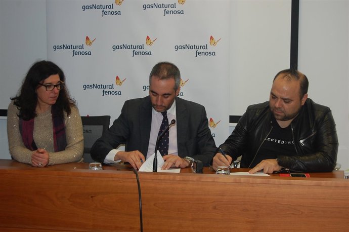 Firma del convenio entre Gas Natural Fenosa y Asociación Templarium