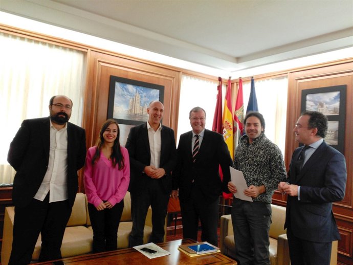 Portavoces de los grupos en el Ayuntamiento de León