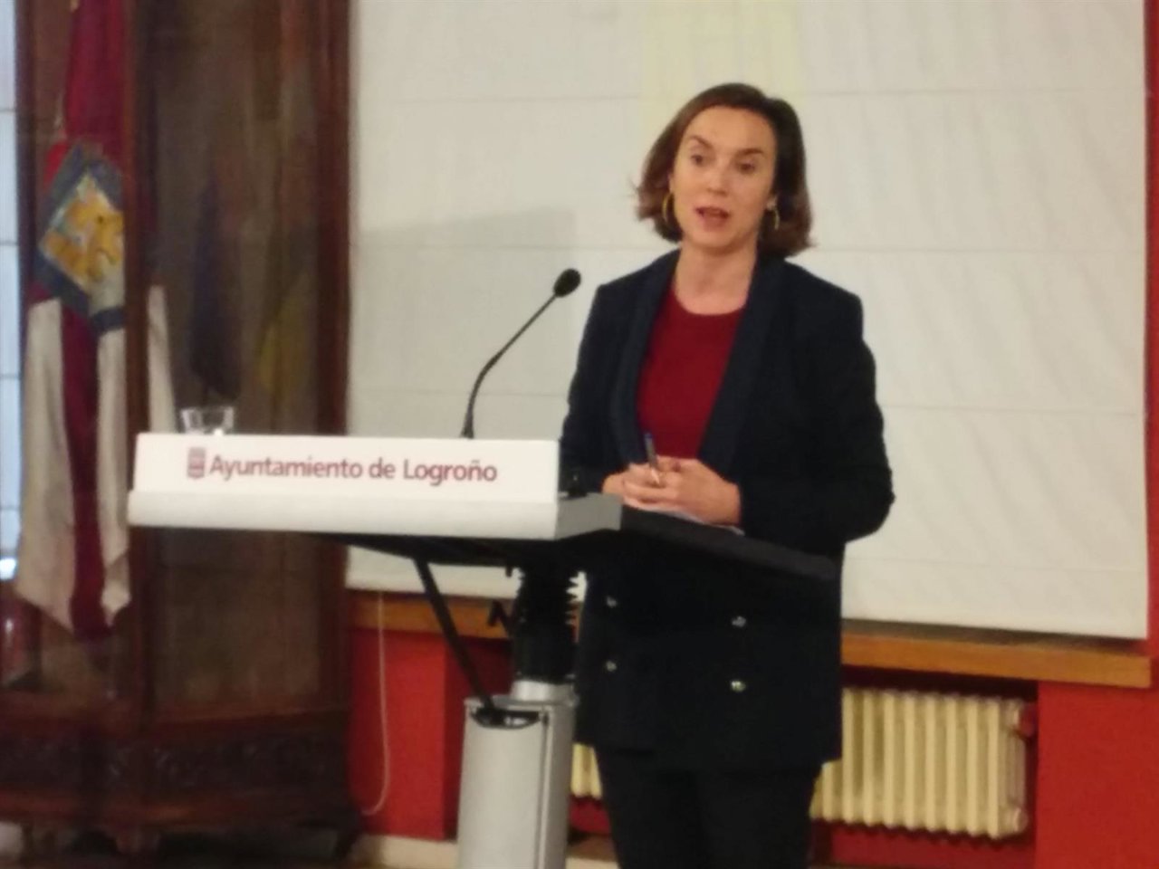 Cuca Gamarra presenta los presupuestos de Logroño para 2016