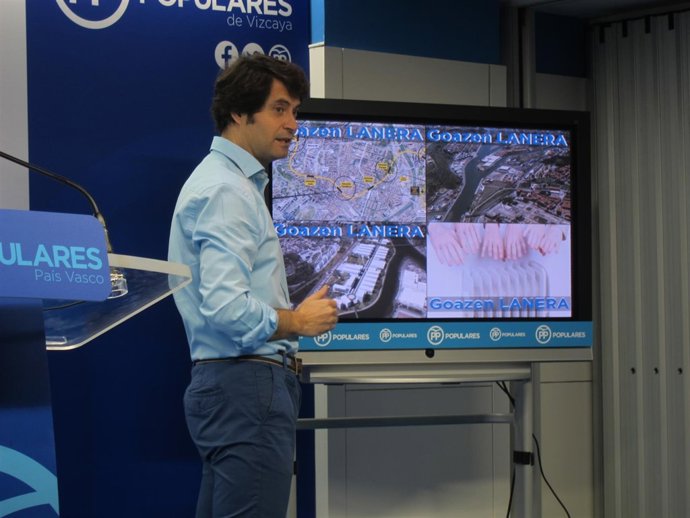 Javier Ruiz, secretario general del PP de Bizkaia