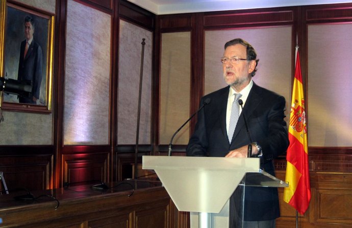 Rajoy, durante su comparecencia tras el acuerdo del Parlamento Catalán