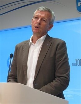 El vicepresidente y secretario xeral del PPdeG, Alfonso Rueda