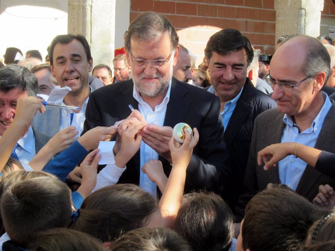 Rajoy visita la localidad de Béjar (Salamanca)