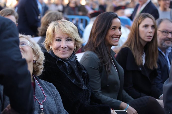 Aguirre en la misa de La Almudena