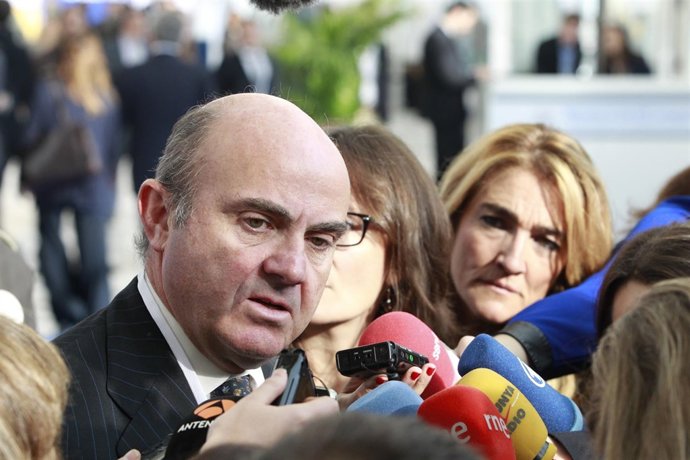 Luis de Guindos en la Convención del Partido Popular Europeo